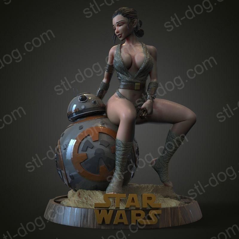 星球大战 Star Wars天行者之雷伊(Rey Skywalker) 3D打印图纸